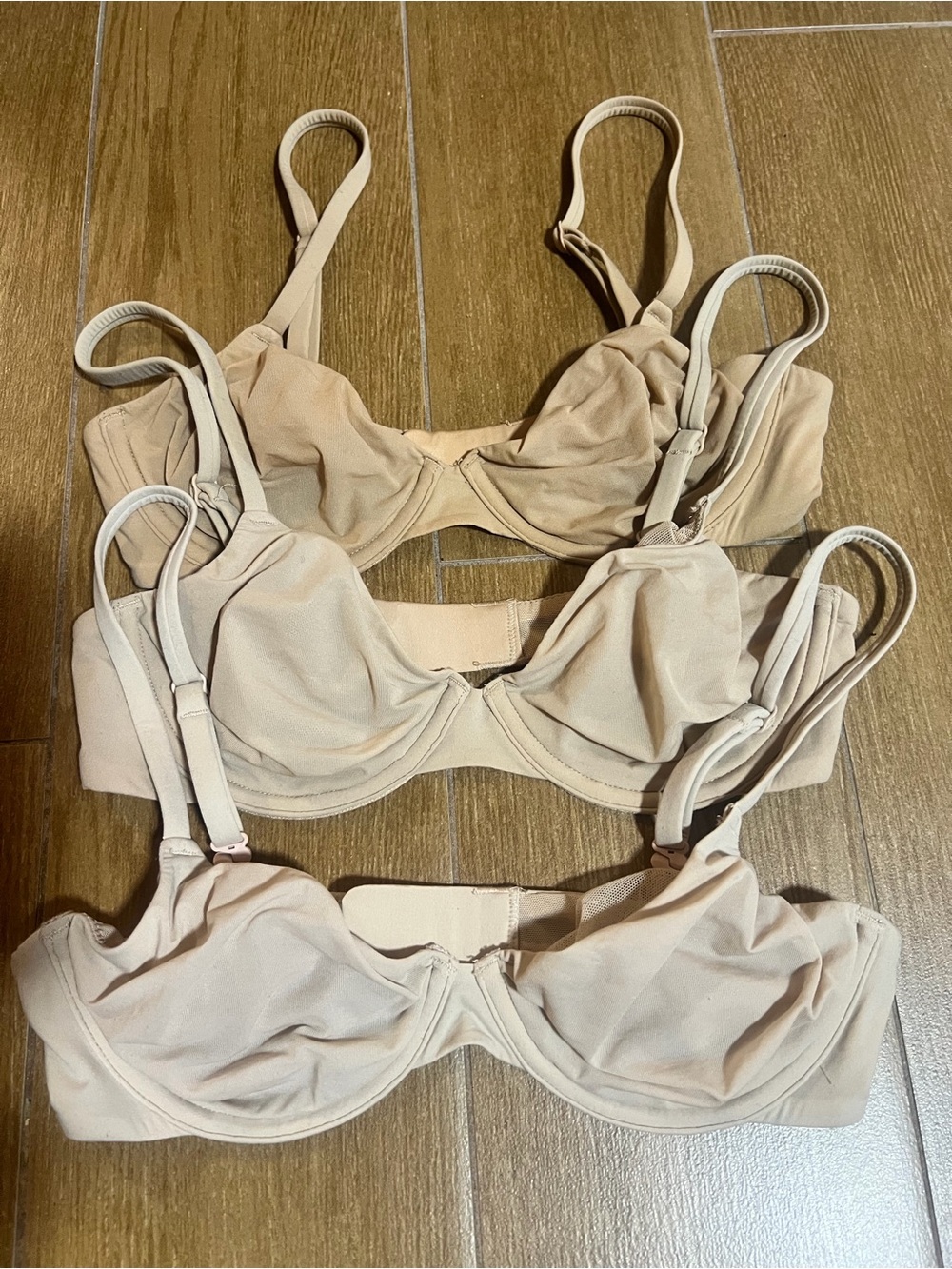 Skims Fits Everybody Unlined Underwire Bras - Clay/ Mica/ Ochre 32C